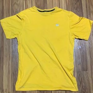 Solid Yellow Russell Dri-power 360 Tee